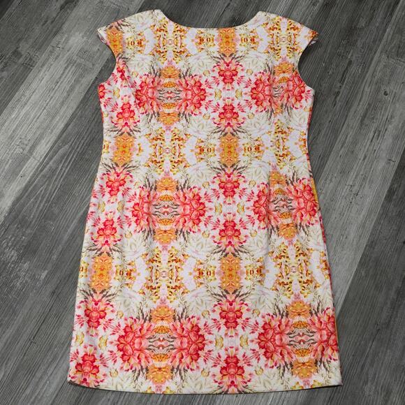 RN STUDIO by Ronni Nicole Sleeveless Floral Stretch Sheath Midi Dress - Picture 2 of 7